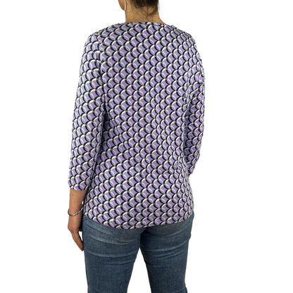 Shirt mit Allover - Print - Mode von Rabe