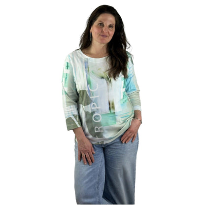 Shirt mit Allover-Print. Mode von Rabe. Seidel Moden Onlineshop
