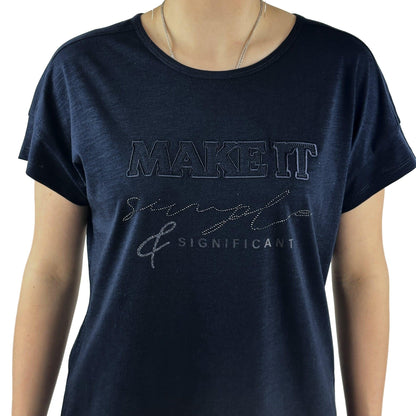 Shirt mit Strass. Mode von Rabe. Seidel Moden Onlineshop