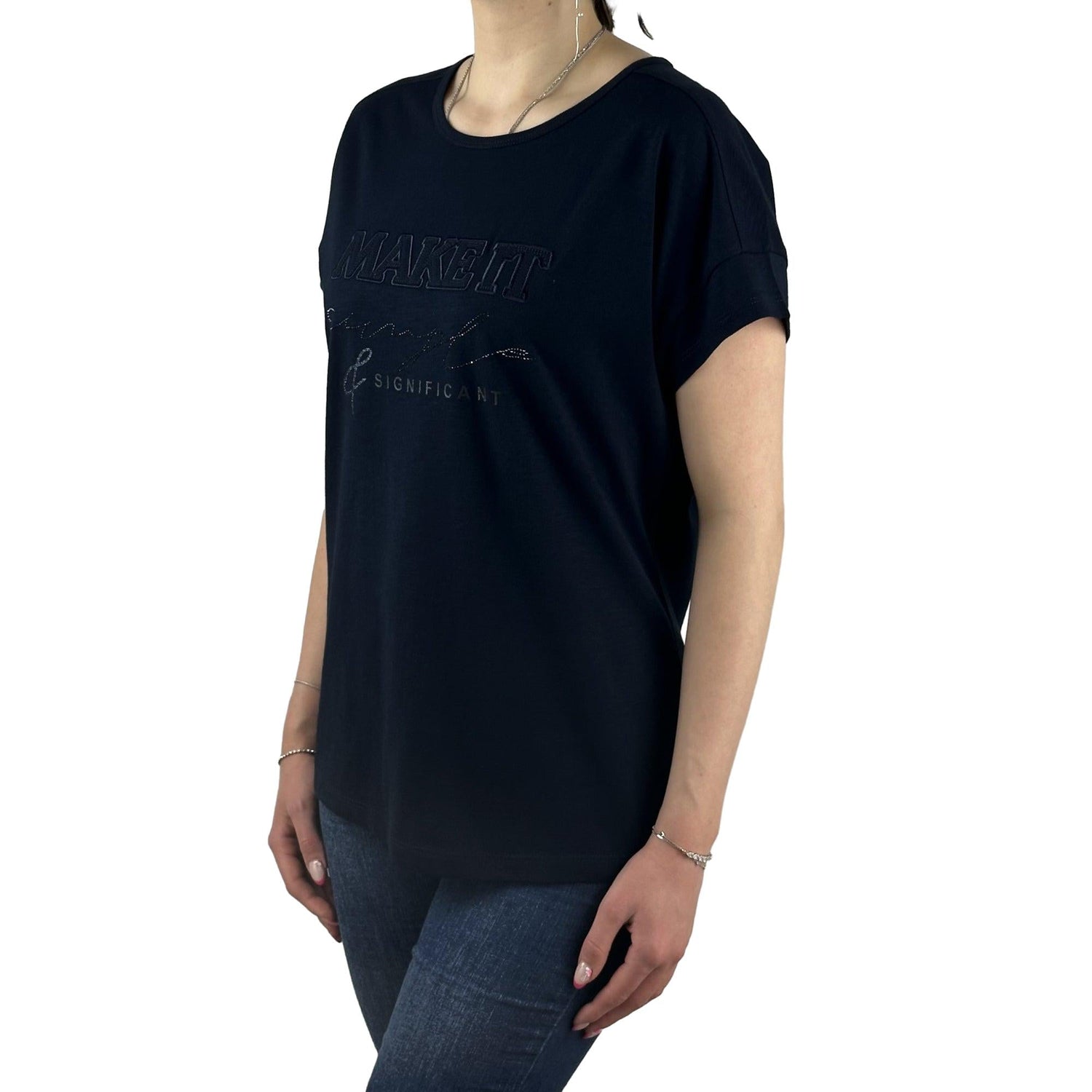 Shirt mit Strass. Mode von Rabe. Seidel Moden Onlineshop