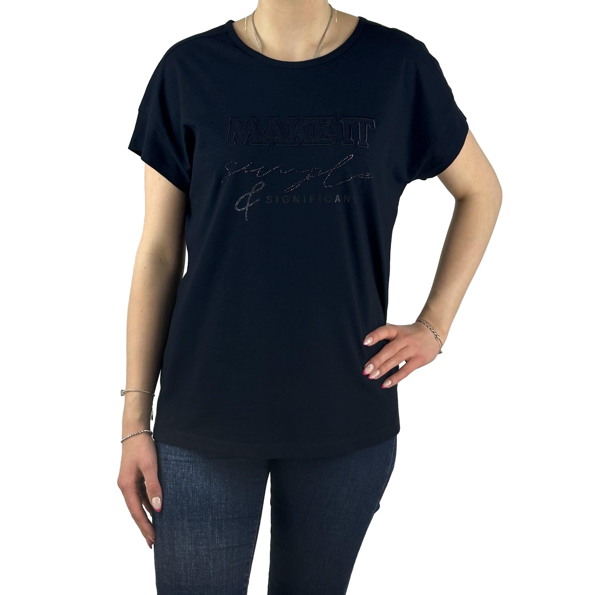 Shirt mit Strass. Mode von Rabe. Seidel Moden Onlineshop