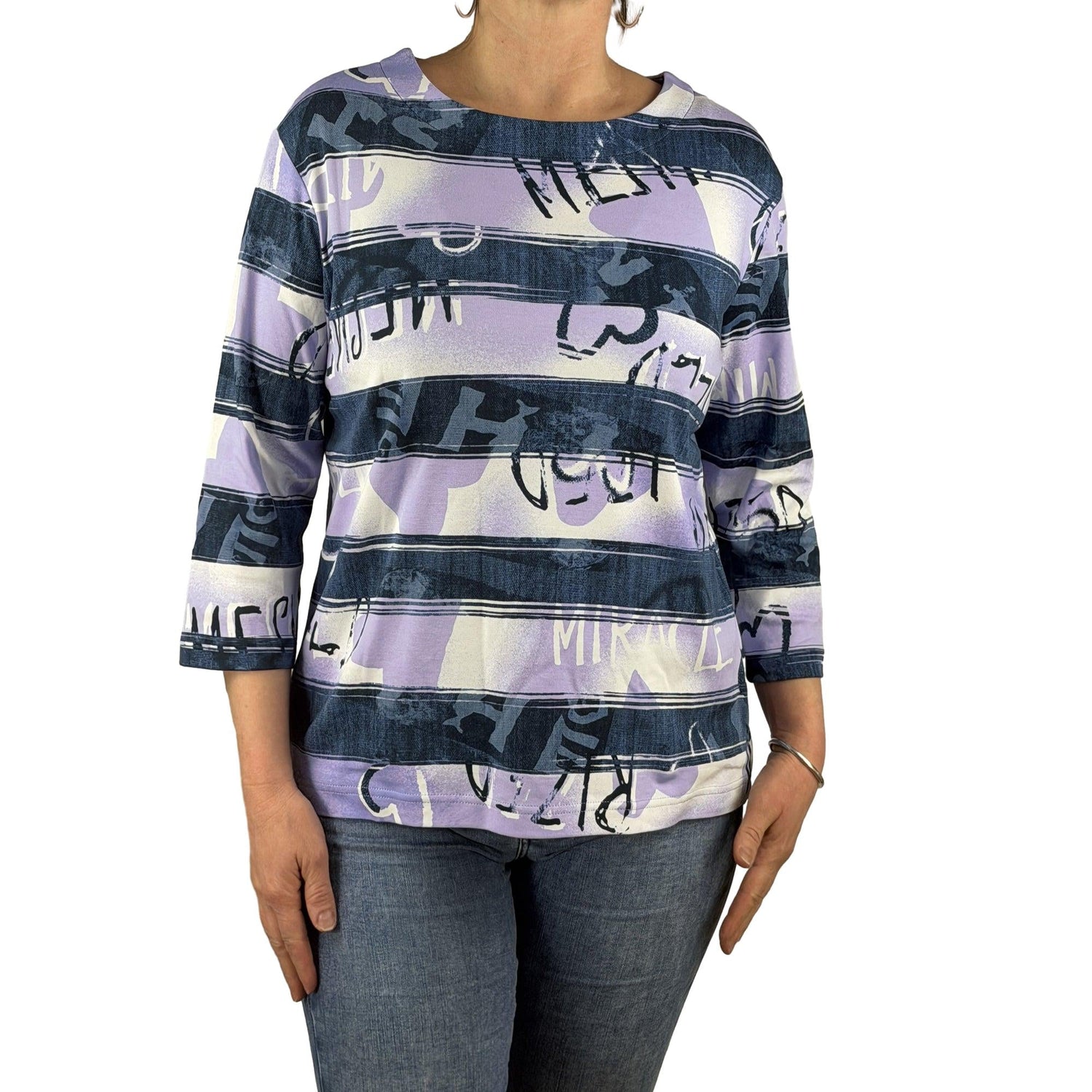 Sweatshirt gemustert - Mode von Rabe