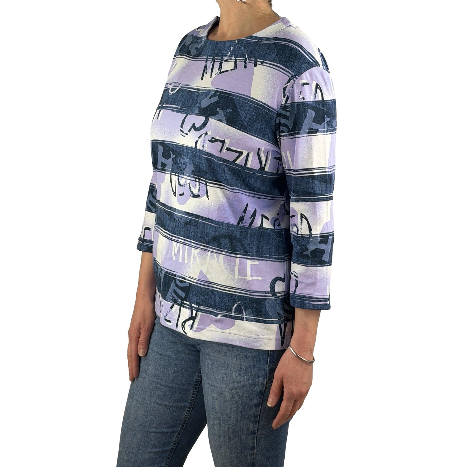 Sweatshirt gemustert - Mode von Rabe