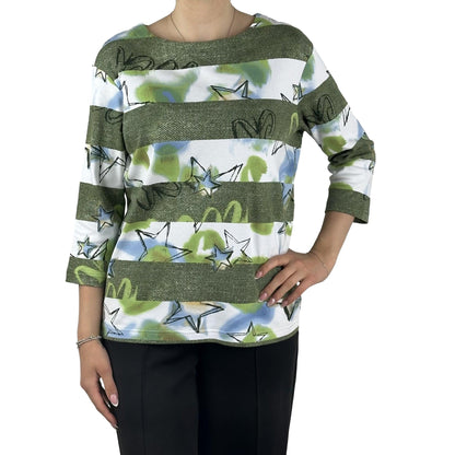 Sweatshirt mit Print. Mode von Rabe. Seidel Moden Onlineshop