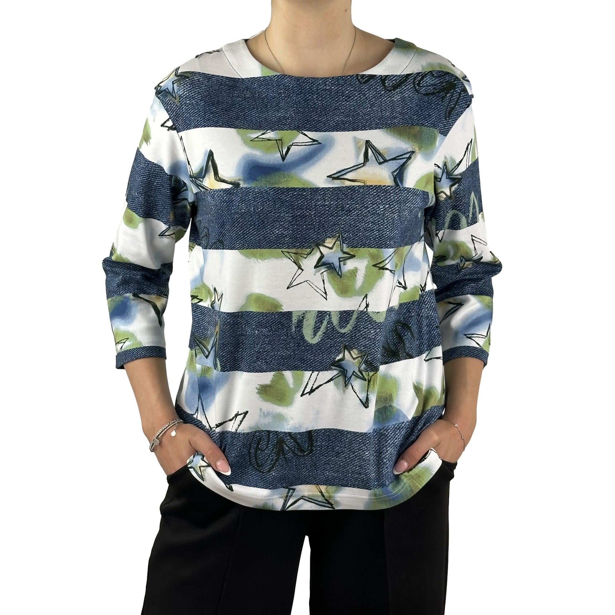 Sweatshirt mit Print. Mode von Rabe. Seidel Moden Onlineshop