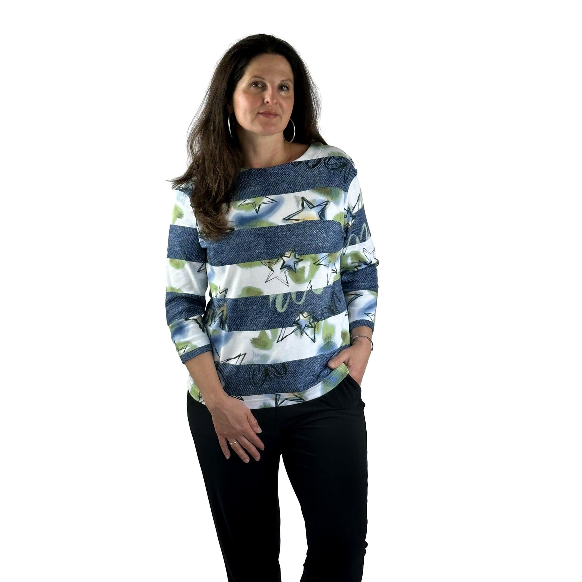 Sweatshirt mit Print. Mode von Rabe. Seidel Moden Onlineshop