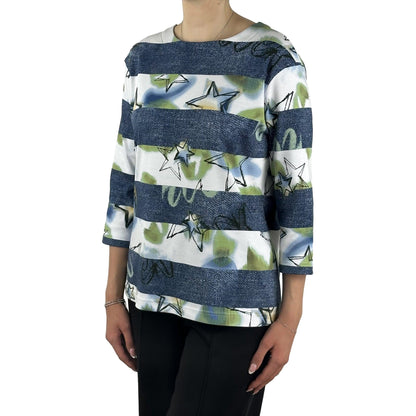 Sweatshirt mit Print. Mode von Rabe. Seidel Moden Onlineshop