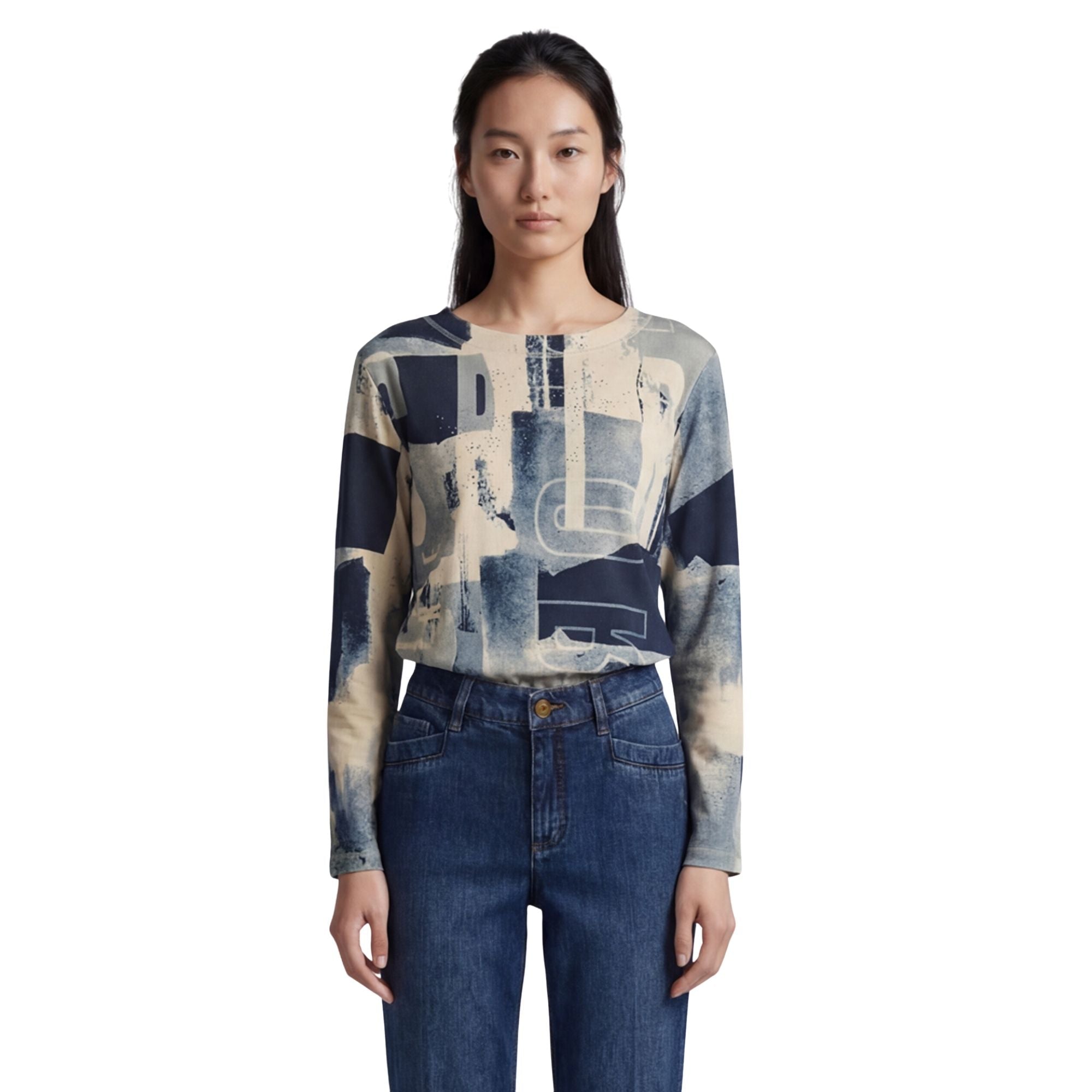 Sweatshirt mit Strass - Mode von Rabe