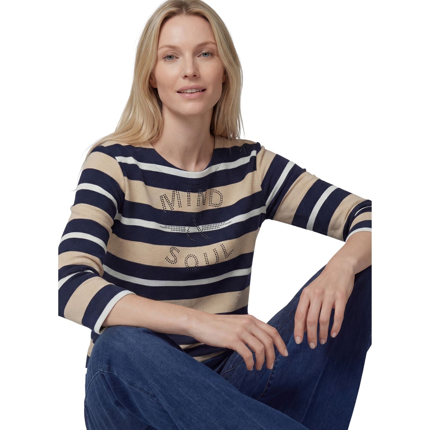 Sweatshirt mit Strass - Mode von Rabe