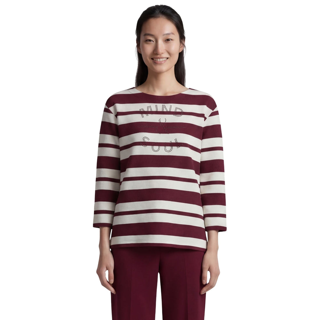 Sweatshirt mit Strass - Mode von Rabe