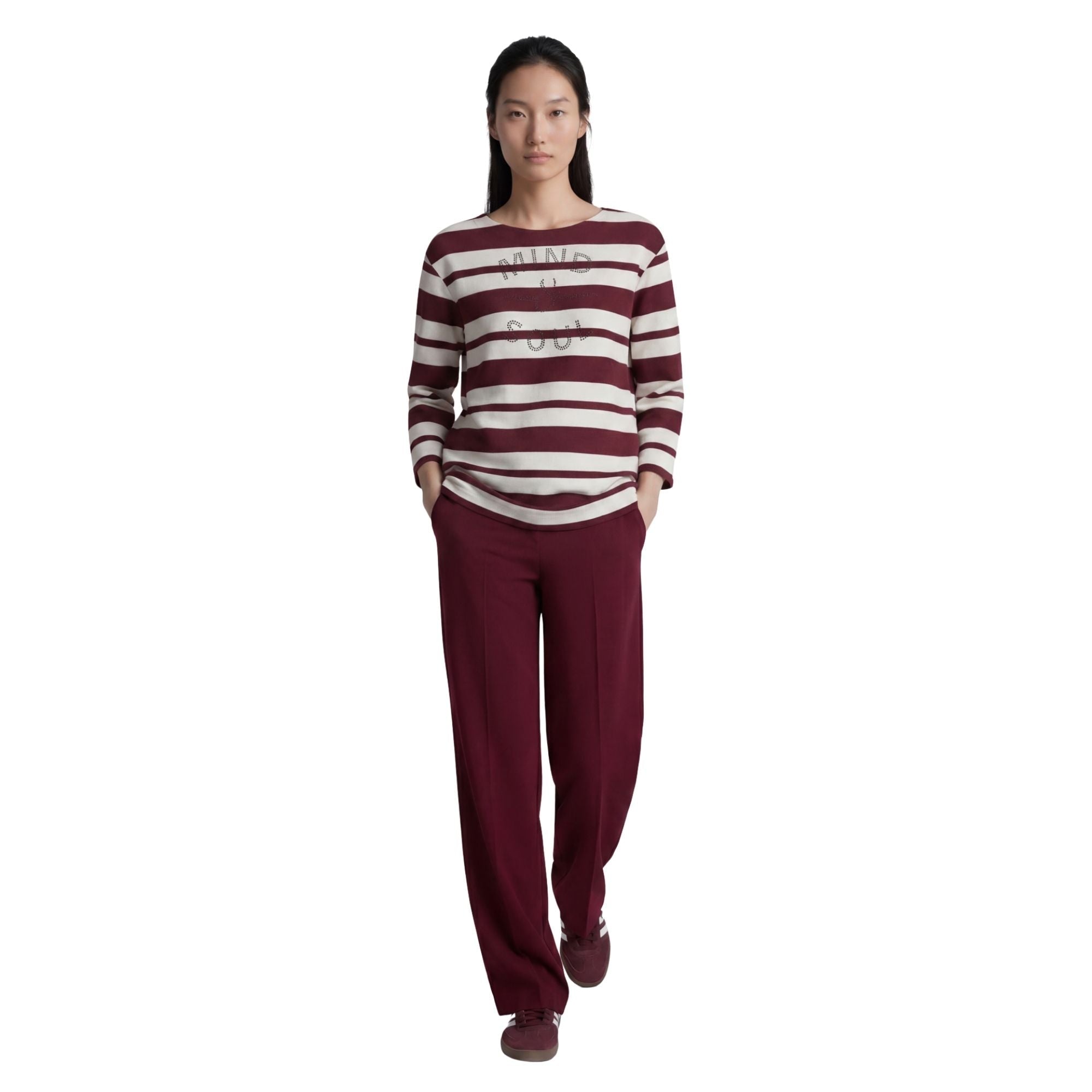 Sweatshirt mit Strass - Mode von Rabe