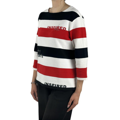 Sweatshirt mit Streifen. Mode von Rabe. Seidel Moden Onlineshop