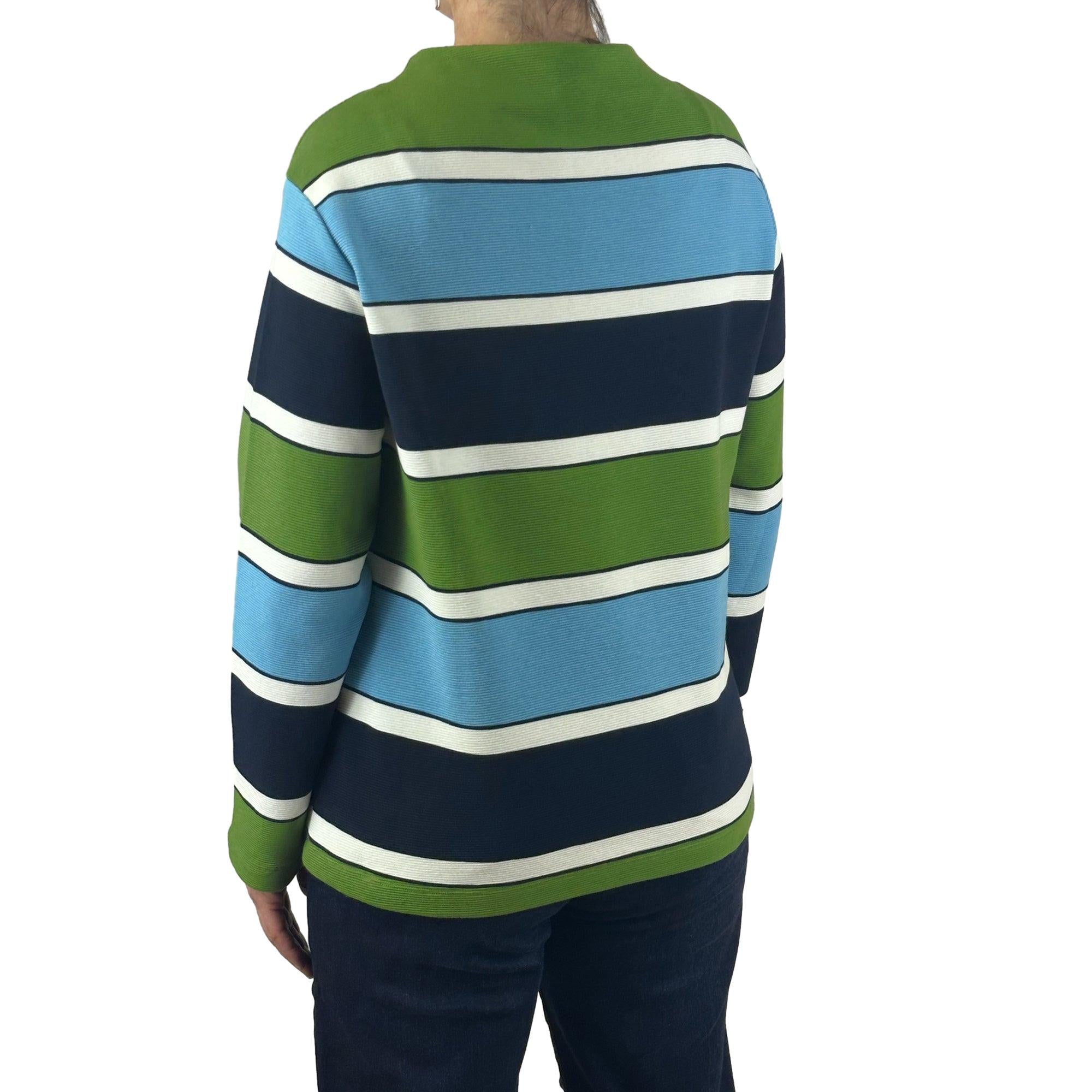 Sweatshirt mit Streifen. Mode von Rabe. Seidel Moden Onlineshop