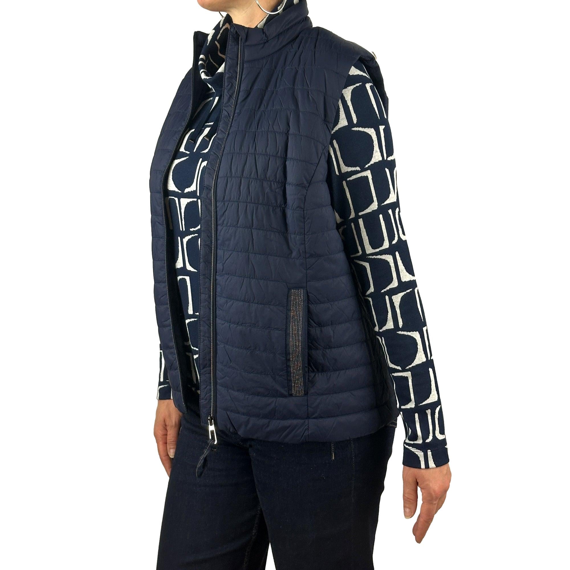 Weste aus Stepp. Mode von Rabe. Seidel Moden Onlineshop