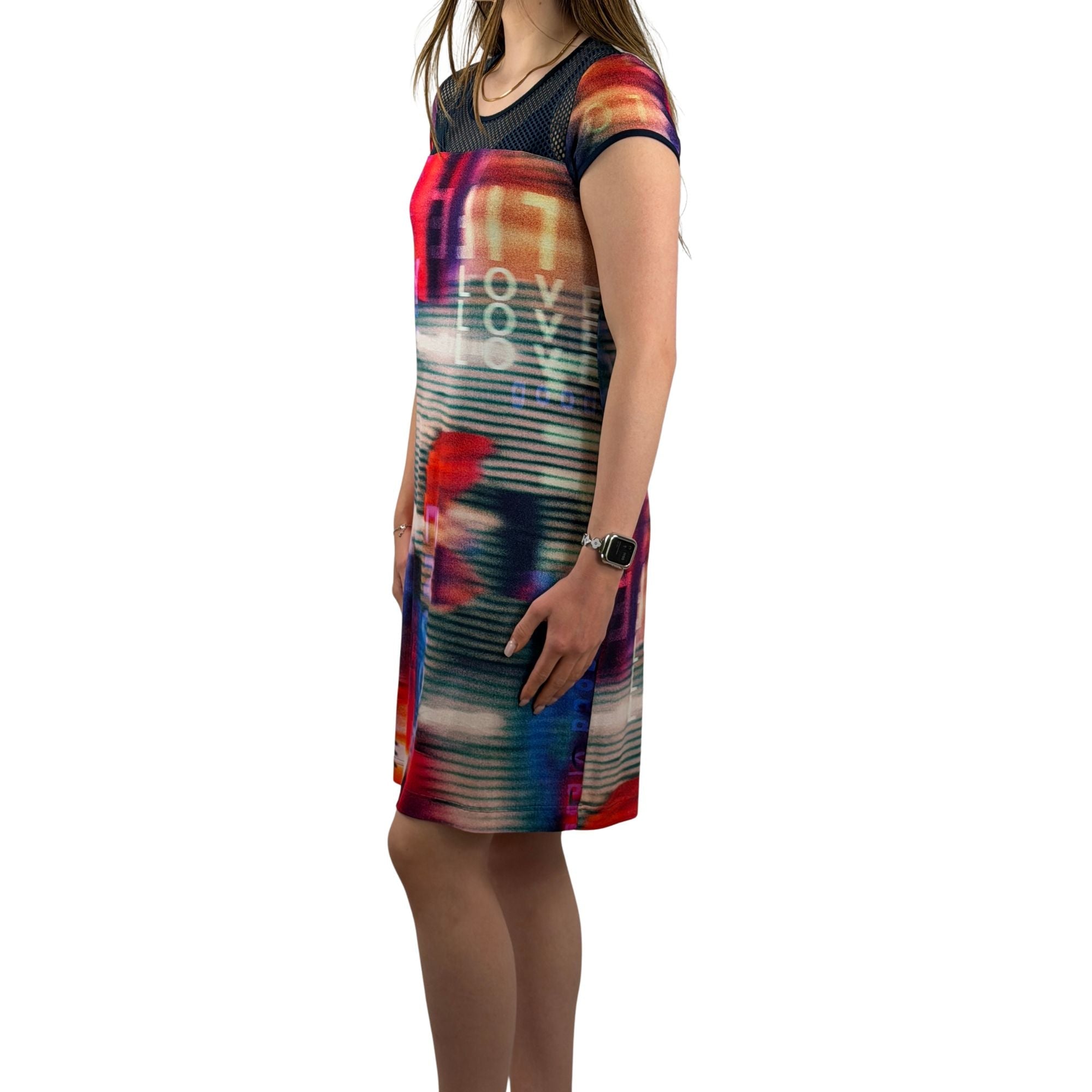 Kleid mit Netzeinsatz - Mode von Seidel