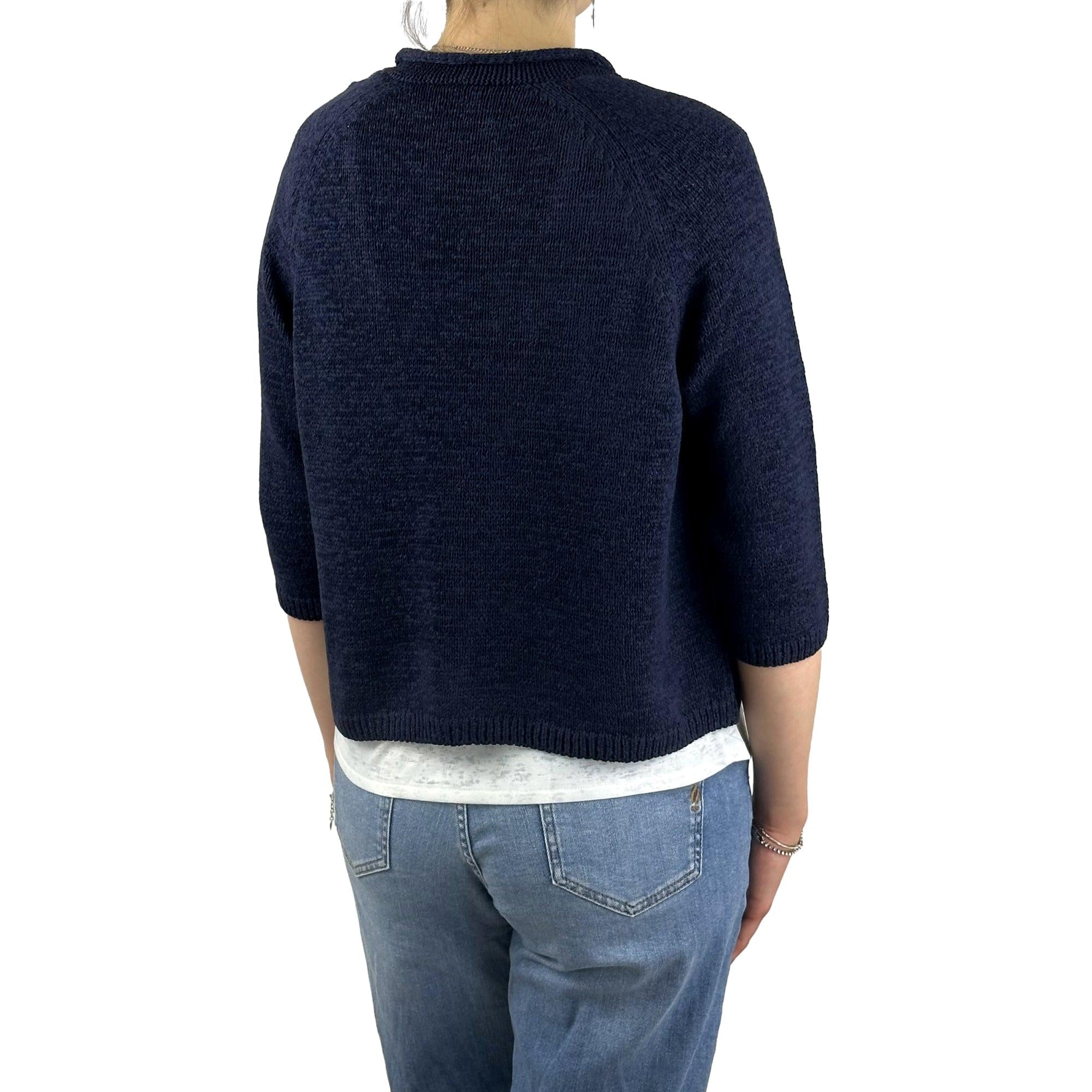 Strickjacke mit 3/4 Ärmeln - Mode von Seidel Moden - Damenmode für jeden Anlass