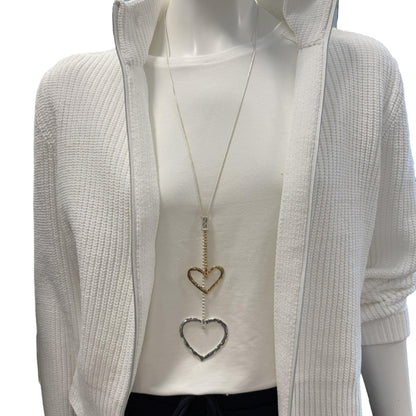 Kette mit Herzanhängern - Mode von Seidel Moden