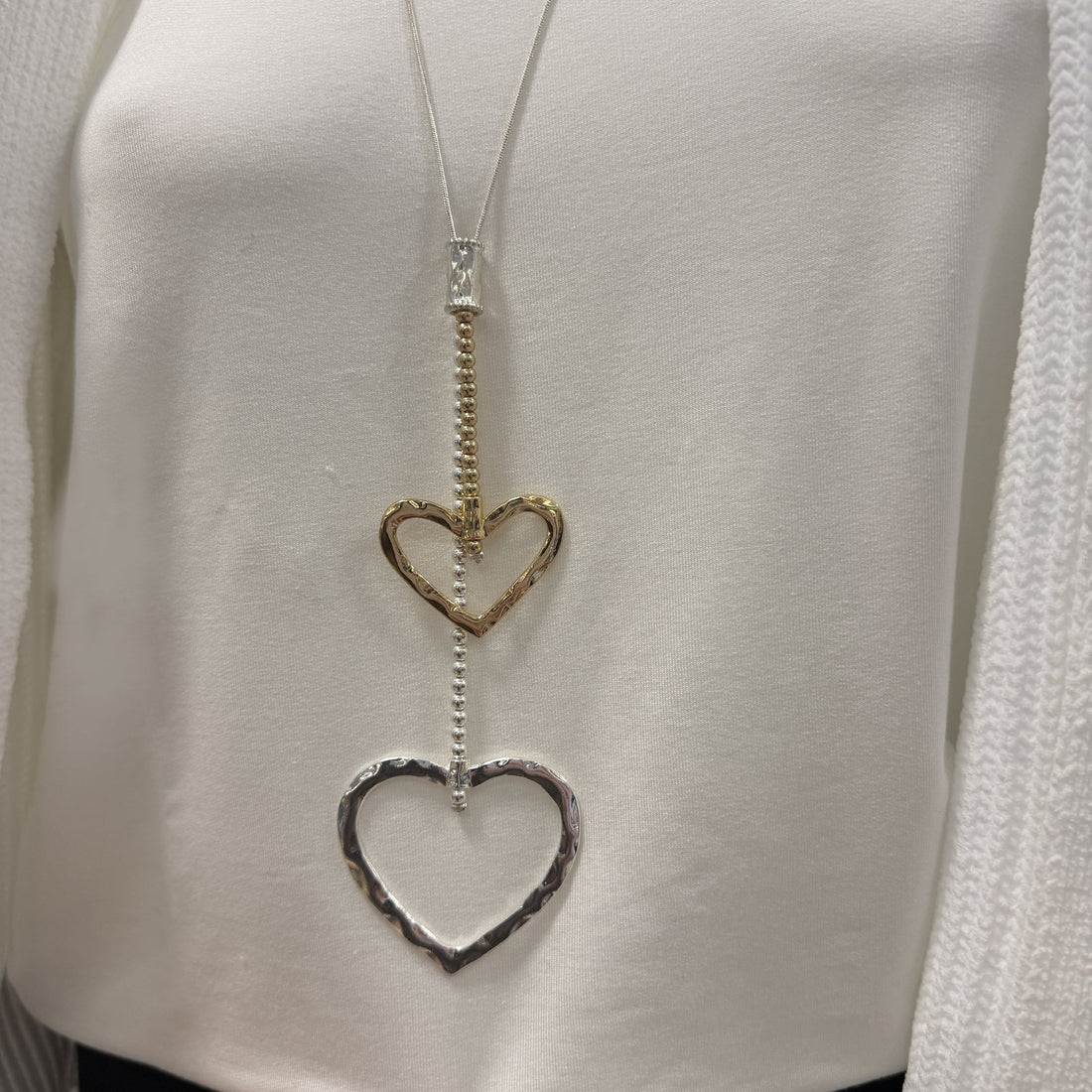 Kette mit Herzanhängern - Mode von Seidel Moden