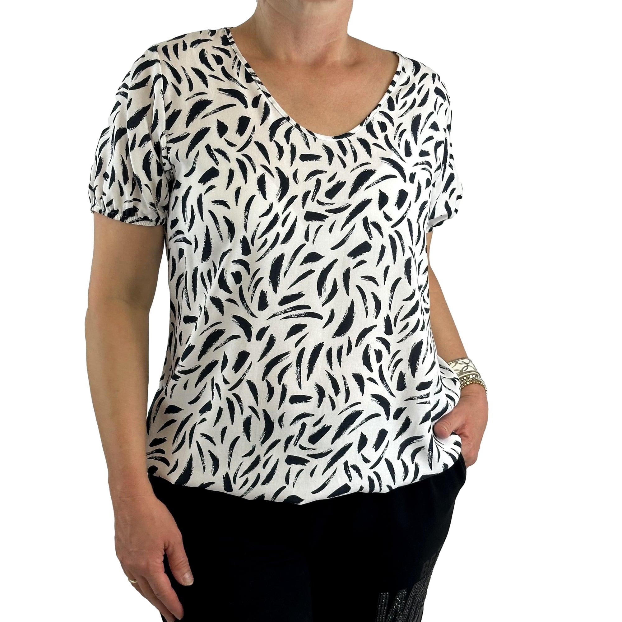 Blusenshirt mit Print. Mode von Seidel. Seidel Moden Onlineshop