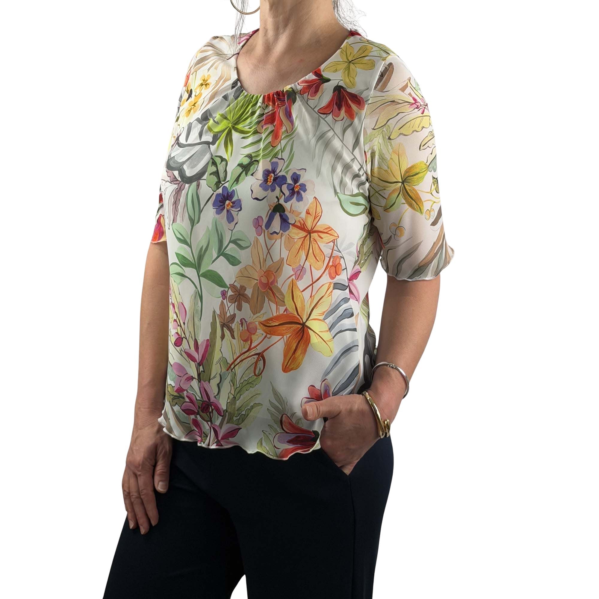 Bluse mit floralem Print - Mode von Sommermann
