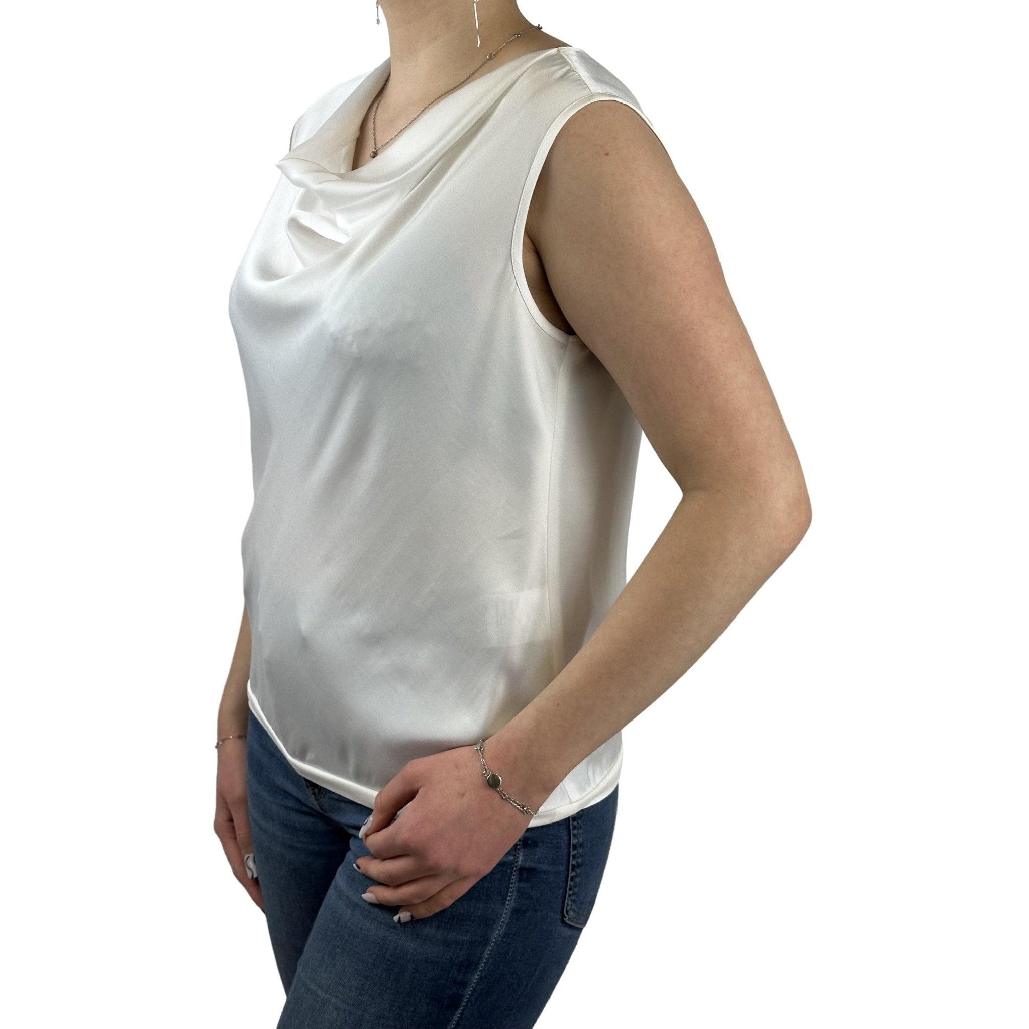 Schluse mit Wasserfall-Ausschnitt. Mode von Sommermann. Seidel Moden Onlineshop