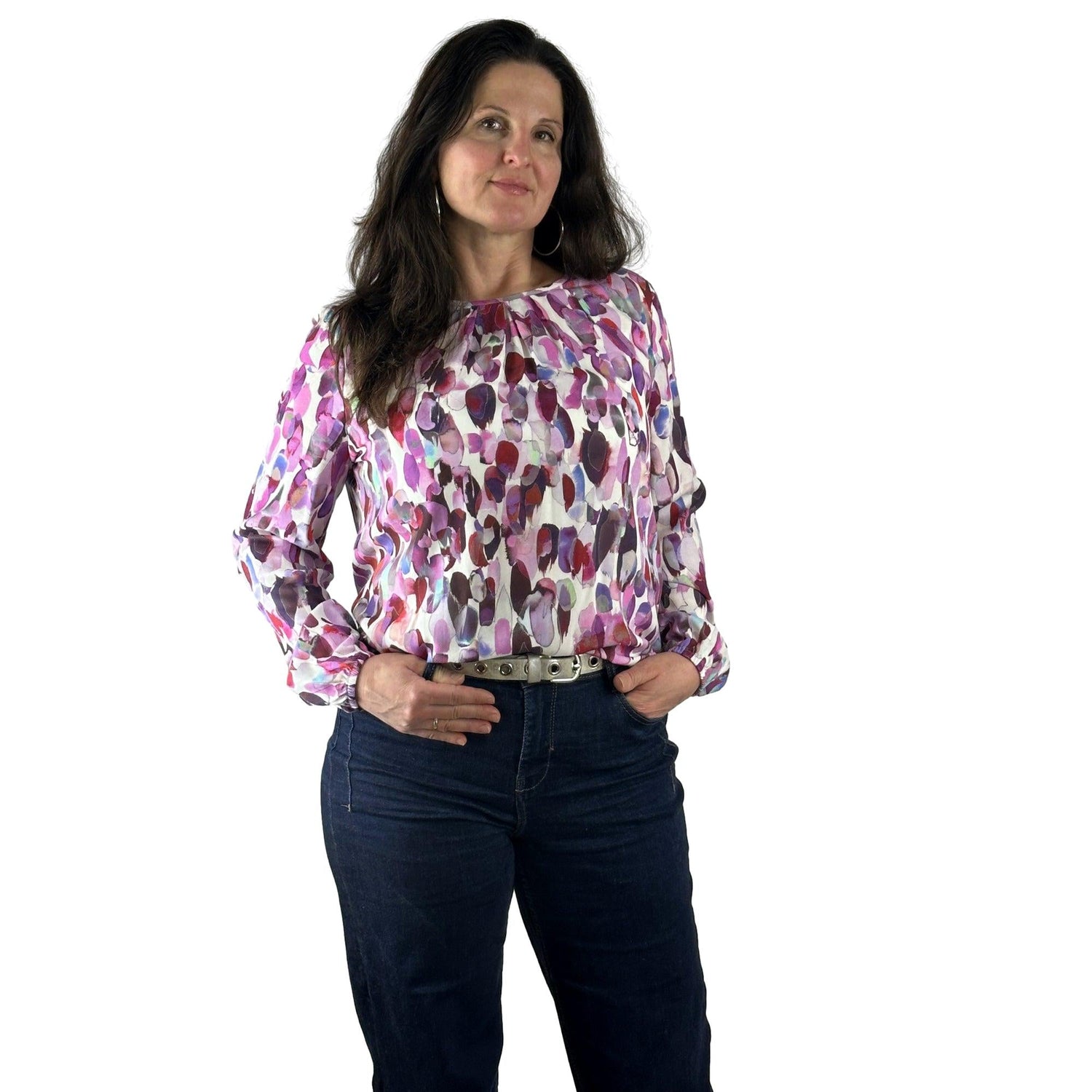 Schluse mit Allover - Print - Mode von Sommermann