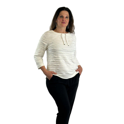 Sweatshirt in Strukturoptik. Mode von Rabe. Seidel Moden Onlineshop