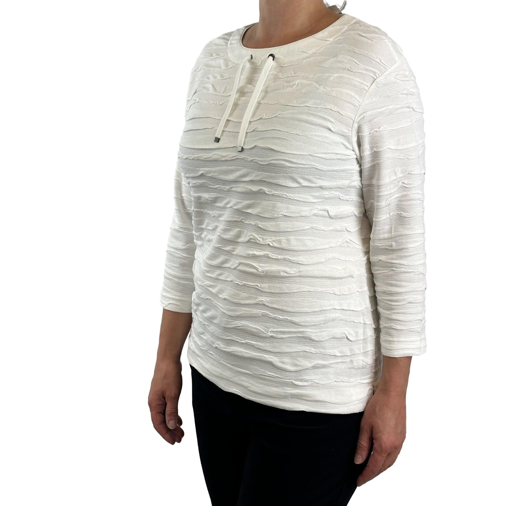 Sweatshirt in Strukturoptik. Mode von Rabe. Seidel Moden Onlineshop