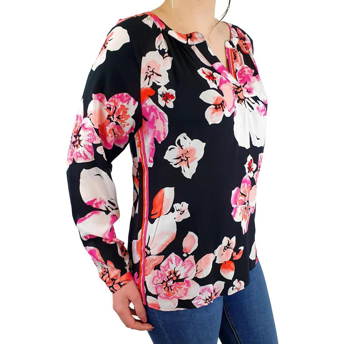 Bluse mit floralem Print. Mode von Via Appia. Seidel Moden Onlineshop