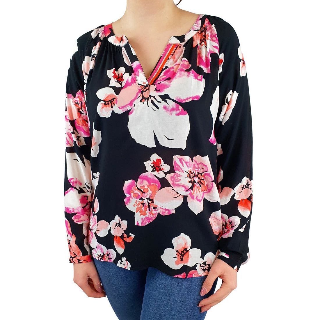Bluse mit floralem Print. Mode von Via Appia. Seidel Moden Onlineshop